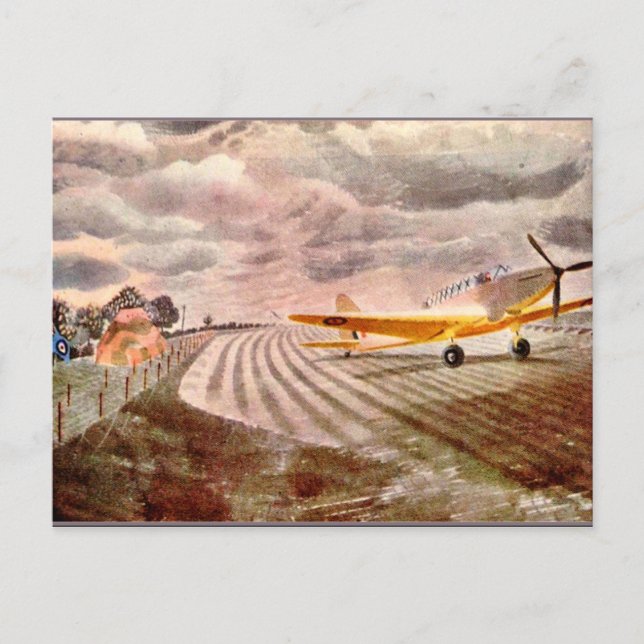 Eric Ravilious Artwork, Fairey Battle Postkarte (Vorderseite)