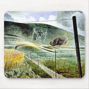 Eric Ravilious - Der Wilmington-Riese, Mousepad