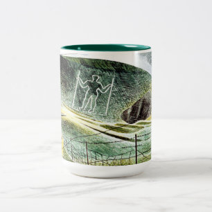 Eric Ravilious - Der Wilmington-Riese,  Zweifarbige Tasse