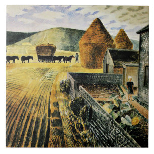 Eric Ravilious - Furlongs Fliese