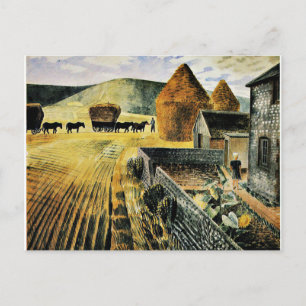 Eric Ravilious - Furlongs Postkarte