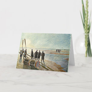 Eric Ravilious - Gefährliche Arbeit bei Ebbe Karte