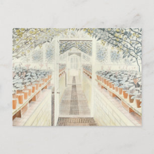 Eric Ravilious Greenhouse Cyclamen Tomaten Postkarte