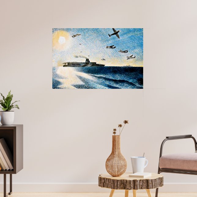 Eric Ravilious - HMS Glorious in der Arktis Poster (Wohnzimmer 3)