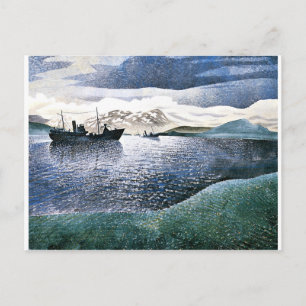 Eric Ravilious - Norwegen, magische realistische K Postkarte