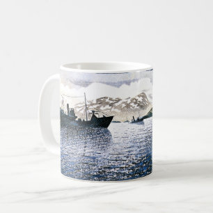 Eric Ravilious - Norwegen, magischer Realismus, Kaffeetasse