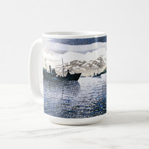Eric Ravilious - Norwegen, magischer Realismus, Kaffeetasse