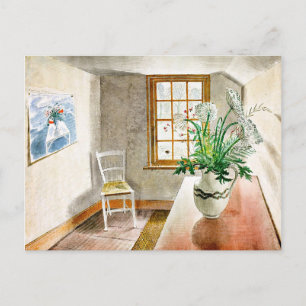 Eric Ravilious painting, Ironbridge Interior Feiertagspostkarte
