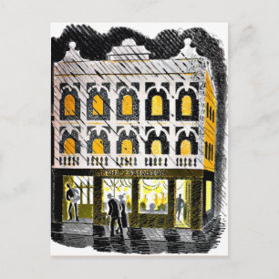 Eric Ravilious - Public House in High Street Postkarte
