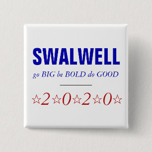 Eric Swalwell Groß und gut 2020 Präsident Button