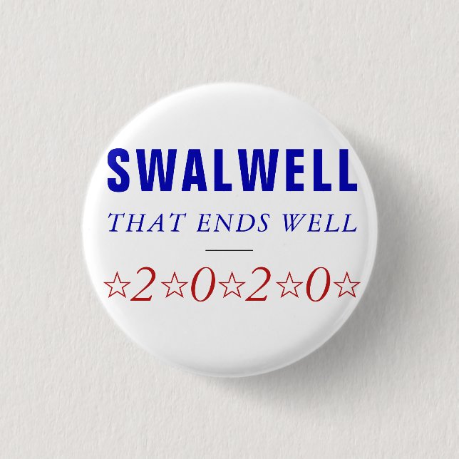 Eric Swalwell| Ticket für den demokratischen Präsi Button (Vorderseite)