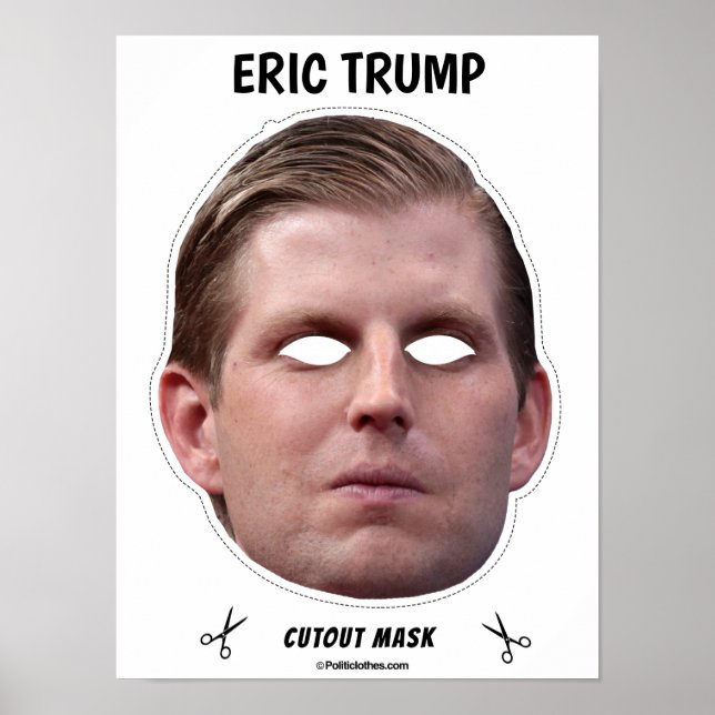 ERIC TRUMP Halloween Mask Poster (Vorne)