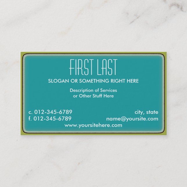 Eric Visitenkarte (Vorderseite)