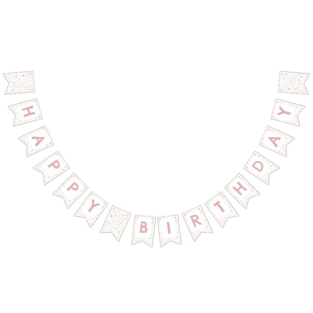 Erica Confetti Wasserfarben Dots Jagdfahne Wimpelkette (Alle)