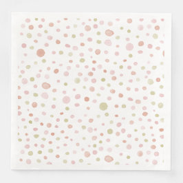 Erica Confetti Watercolor Dots Paper Napkin Serviette