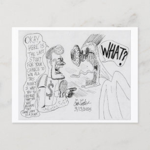 Erica Crooks Comics: Game-Show-Schwindel Feiertagspostkarte