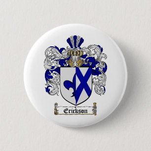 ERICKSON-FAMILIENWAPPEN - ERICKSON-WAPPEN BUTTON