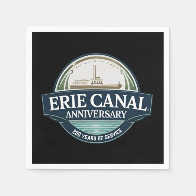 Erie Canal 200th Anniversary Serviette (Vorderseite)