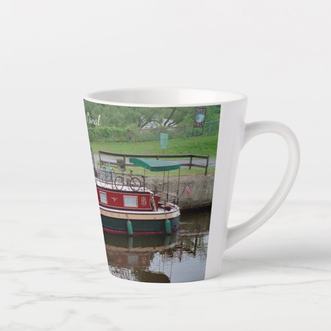 Erie Canal Boot verspätete Tasse (Rechts)