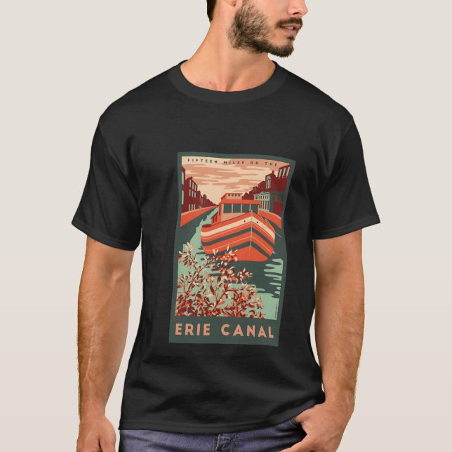 Erie Canal Premium Travel T-Shirt (Vorderseite)