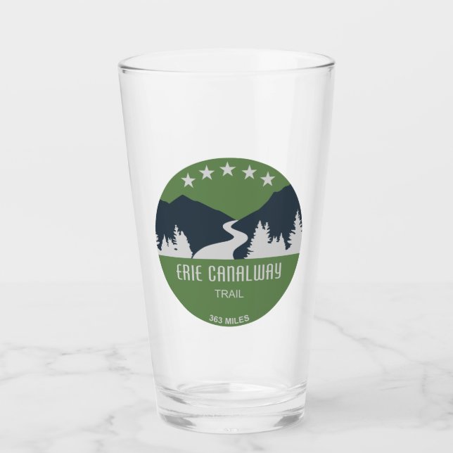 Erie Canalway Trail Glas (Vorderseite)