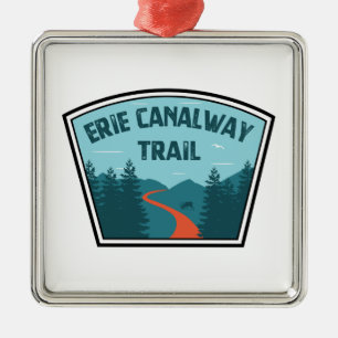 Erie Canalway Trail Ornament Aus Metall