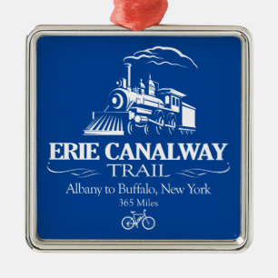 Erie Canalway Trail (RT) Ornament Aus Metall