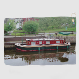 Erie-Kanal-Boot-Golftuch Golfhandtuch