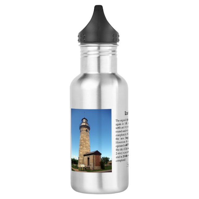 Erie Land Lighthouse Wasserflasche (Links)