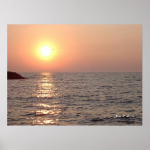 Erie PA-Sonnenuntergang Poster