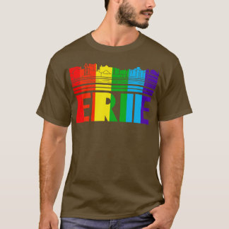 Erie Pride Erie LGBT Geschenk LGBTQ Support T-Shir T-Shirt