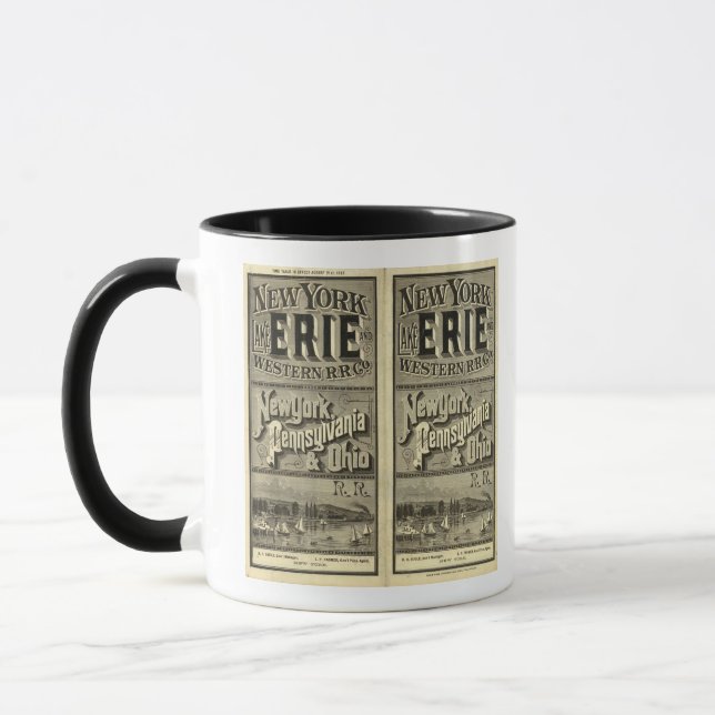 Erie- und Western-Bahn Tasse (Links)
