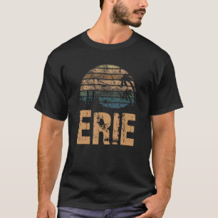 Erie Vintag Sunset Distressed T-Shirt