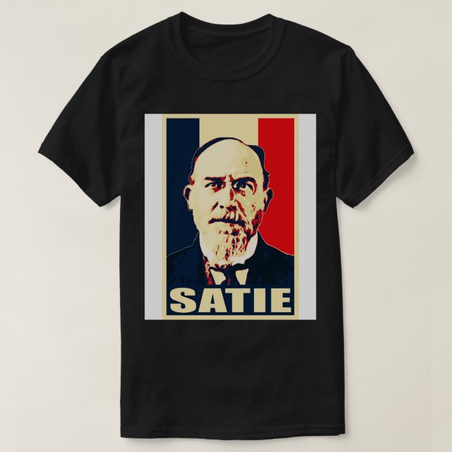 Erik Satie French 1 T-Shirt (Design vorne)