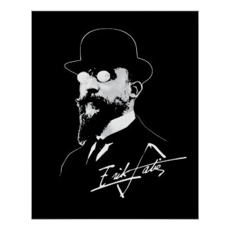 Erik Satie Poster