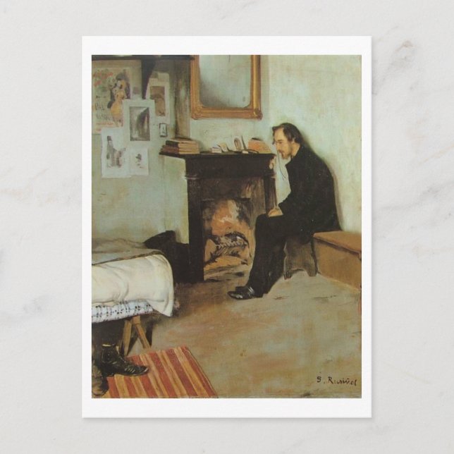 Erik Satie Postkarte (Vorderseite)