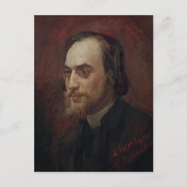 Erik Satie Postkarte (Vorderseite)