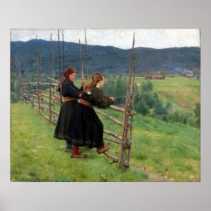 Erik Werenskiold September Poster