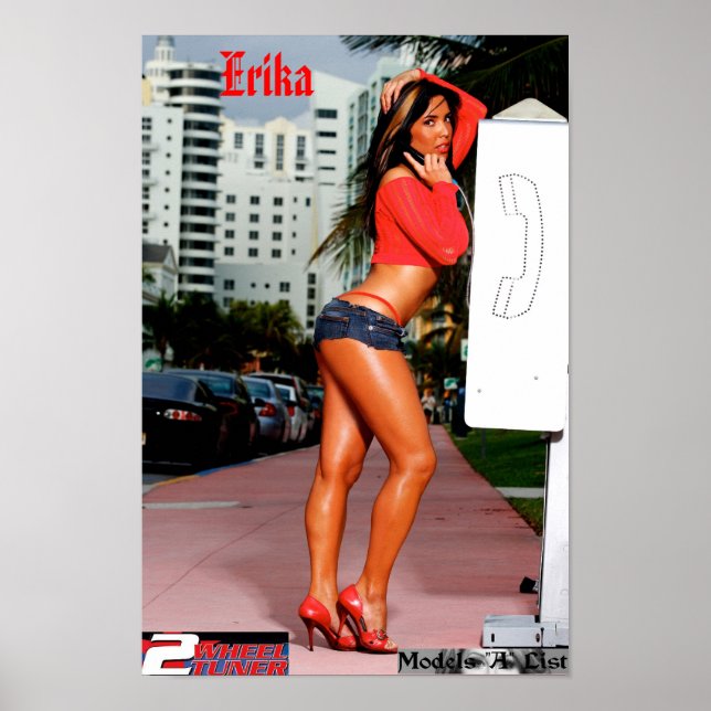 Erika - Finalistin für den 2Wheel-Tuner Poster (Vorne)