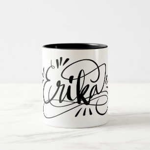 Erika - Personalisierte handgeschriebene Tasse mit