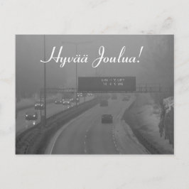 Erilainen joulukortti postkarte