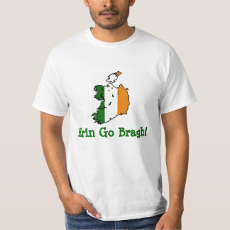 "Erin gehen Bragh" irischer Flaggen-T - Shirt