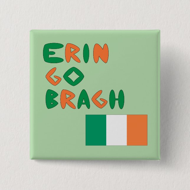 Erin Go Bragh Button (Vorderseite)