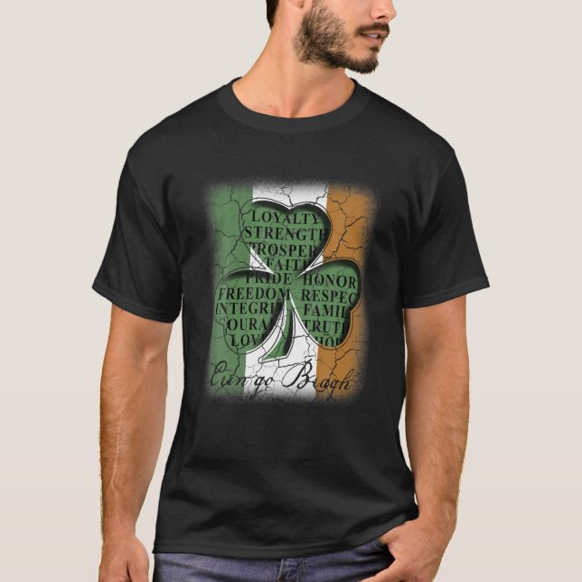 Erin Go Bragh Ireland Kleeblatt St Patrick's Day I T-Shirt (Vorderseite)