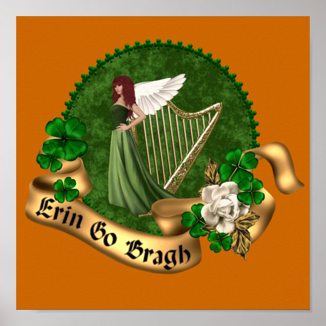 Erin Go Bragh Irish Poster (Vorne)