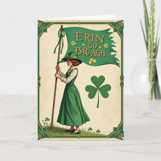 Erin Go Bragh Scene Card Karte (Vorderseite)