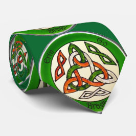 Erin Go Bragh St. Patrick's Day Trinity Knot Krawa Krawatte
