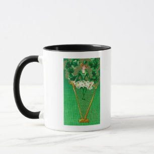 Erin Go Bragh Woman auf Harp Scene Tasse