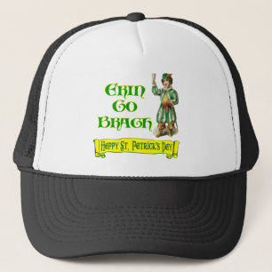 Erin Go Braugh Frohes St. Patrick's Day Sprüche Truckerkappe
