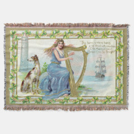 Erin Mavourneen Irish Cotton Blanket Decke